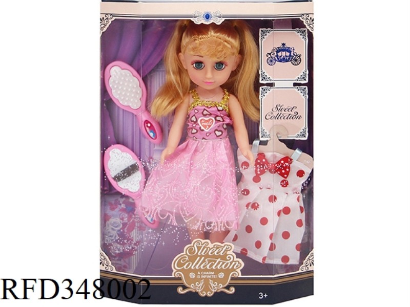12 INCH DOLL 28 CM VINYL HANDS, LIVELY (WILL BLINK) BARBIE WITH IC MUSIC