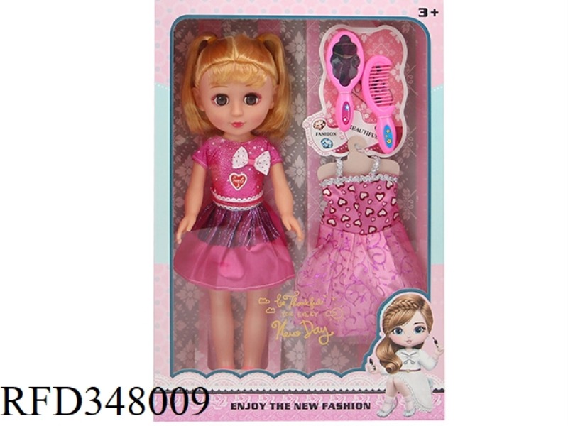 16 INCH DOLL 38 CM VINYL HAND, LIVELY (WILL BLINK) BARBIE WITH IC MUSIC