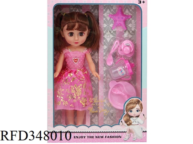 16 INCH DOLL 38 CM VINYL HAND, LIVELY (WILL BLINK) BARBIE WITH IC MUSIC