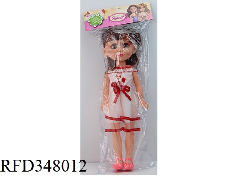 16 INCH DOLL 38 CM VINYL HAND, LIVELY (WILL BLINK) BARBIE PVC CARD BAG WITH IC MUSIC