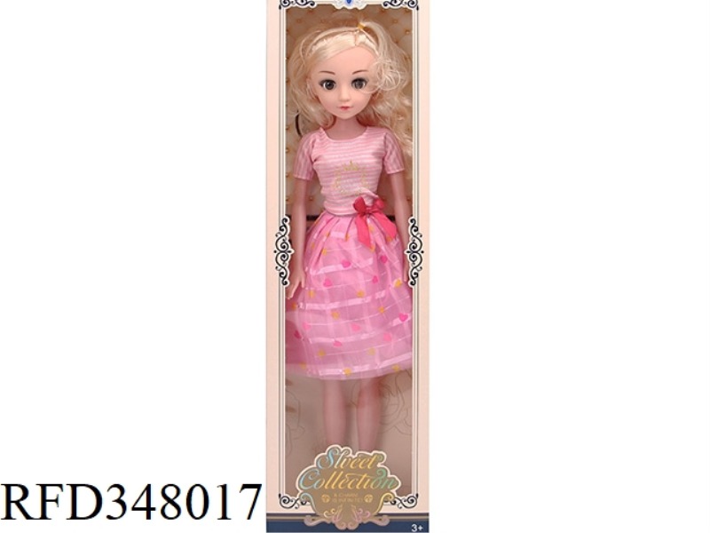 22 INCH DOLL 55 CM EMPTY BODY, LIVELY (WILL BLINK) BARBIE WITH IC MUSIC