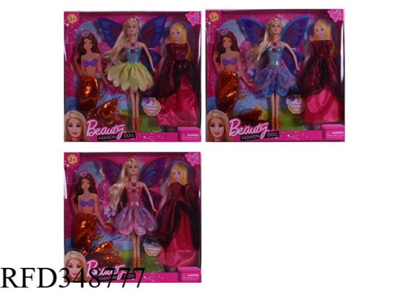 FLOWER FAIRY BARBIE SET