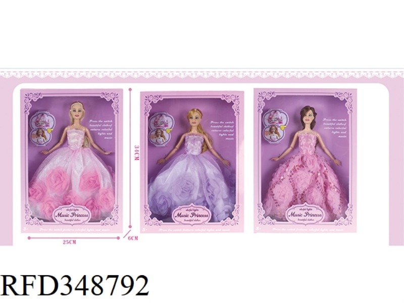 9 JOINT LIGHT AND MUSIC BARBIE SET