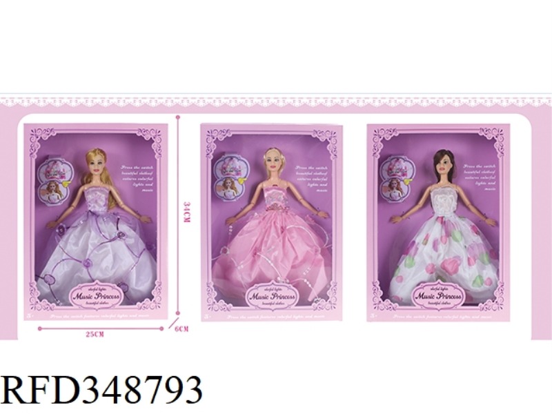 9 JOINT LIGHT AND MUSIC BARBIE SET
