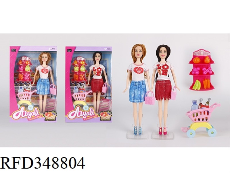 11.5-INCH SUPERMARKET SHOPPING BARBIE