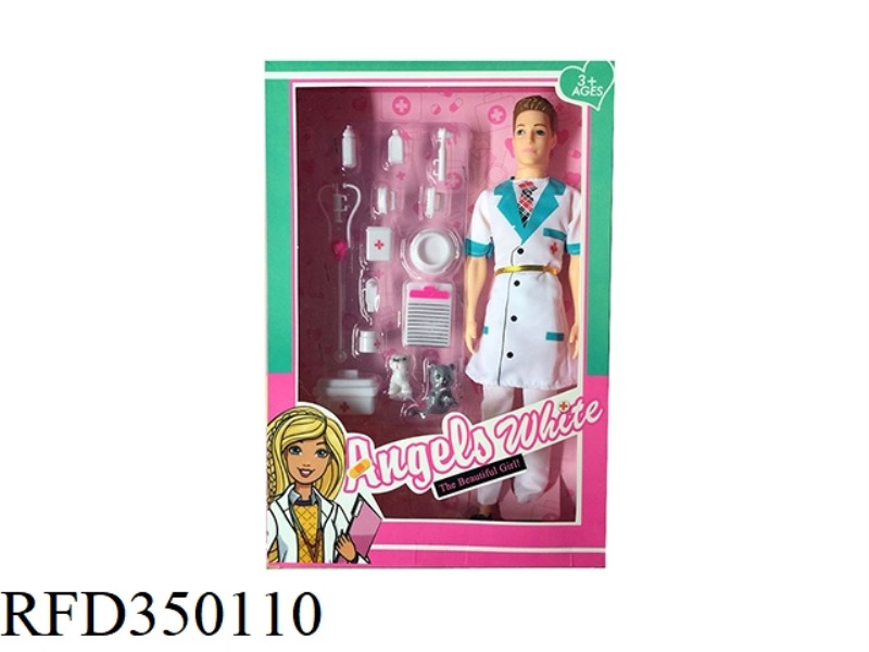 11.5-INCH MALE DOCTOR BARBIE WITH REAL HANDS