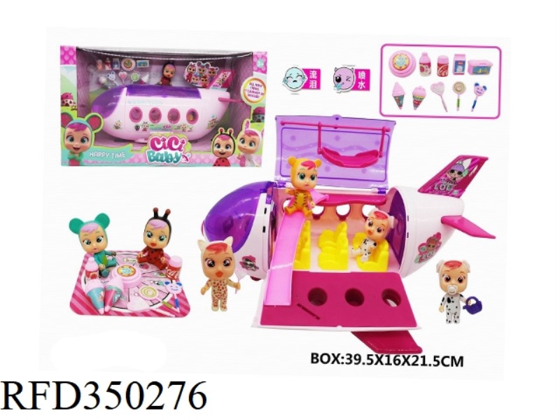 MAGIC DOLL CRYING BABY LUXURY PLANE