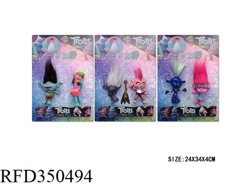 5-6 INCH MAGIC HAIR WIZARD 2 (VINYL HEAD, HAIR PLANTING) 2 CARDS IN 3 STYLES
