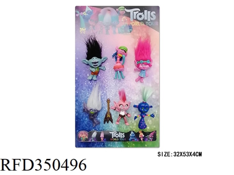 5-6 INCH MAGIC HAIR WIZARD 2 (VINYL HEAD, PLANTING HAIR) 6 CARDS