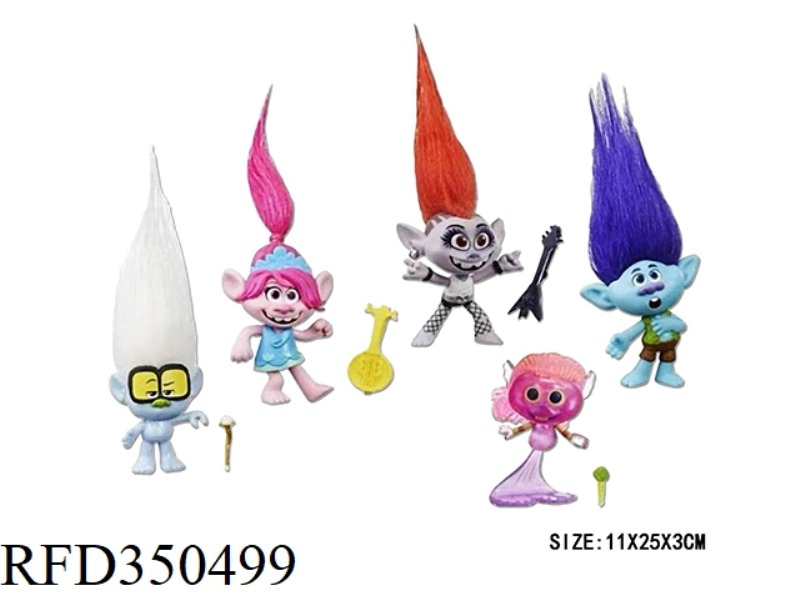 4 INCH MAGIC ELF DOLL 5 STYLES 5 OPP BAGS IN BULK