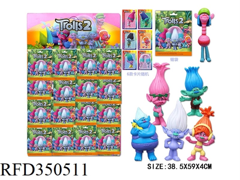 2ND GENERATION 2.5 INCH MAGIC ELF SINGLE DOLL + 3 CARDS (6 RANDOM MODELS) 16PCS