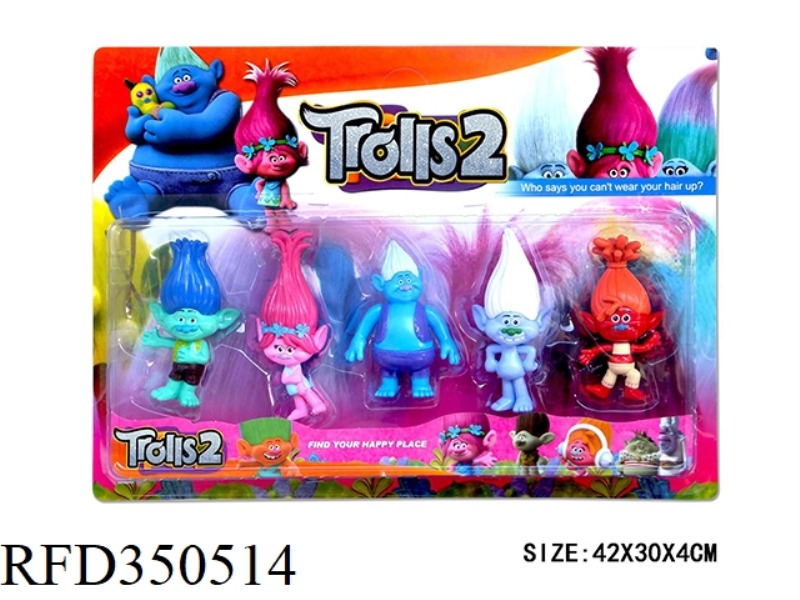 2ND GENERATION 5 INCH MAGIC ELVES 5 DOLLS CARD SET