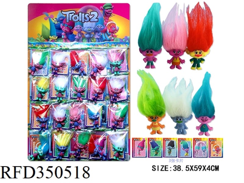 4 INCH SIMULATION HAIR TRANSPLANT MAGIC ELF SINGLE DOLL + 1 CARD (6 RANDOM MODELS) 20PCS