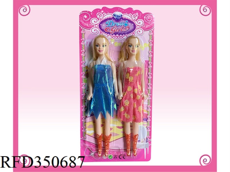 11 INCH EMPTY BODY FASHION BARBIE (2 PIECES)