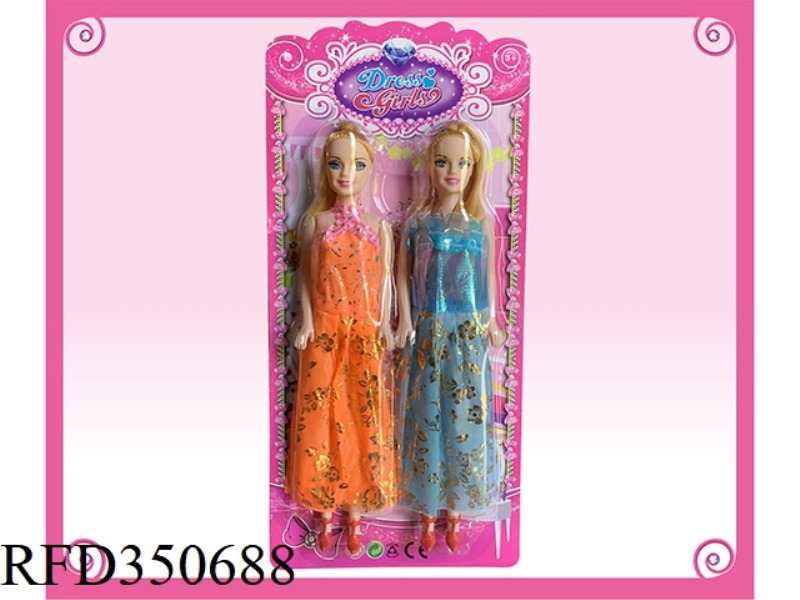 11 INCH EMPTY BODY FASHION BARBIE (2 PIECES)