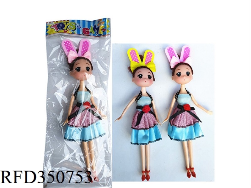 9 INCH SOLID BUNNY EARS BARBIE