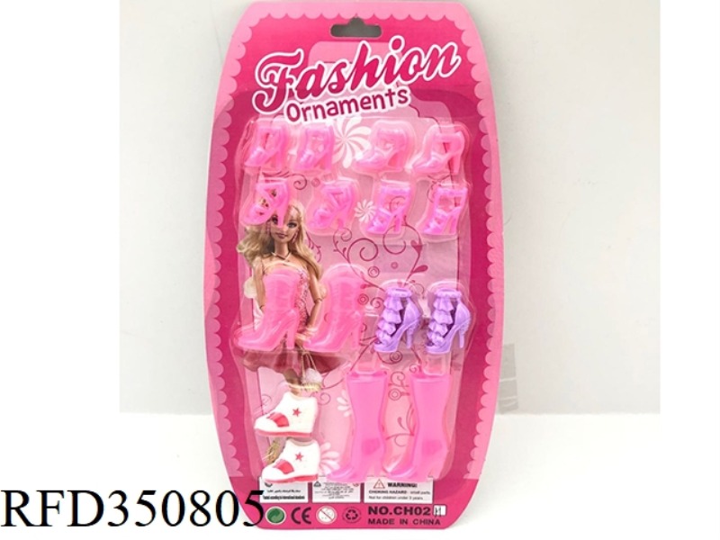 ENVIRONMENTAL PROTECTION BARBIE SHOES (8 PAIRS)