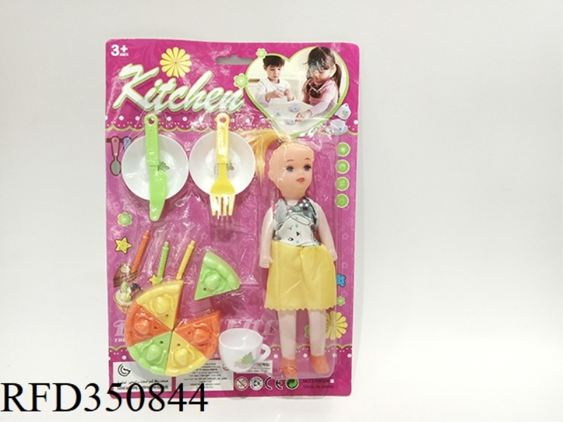 KITCHENWARE COFFEE SET WITH BARBIE