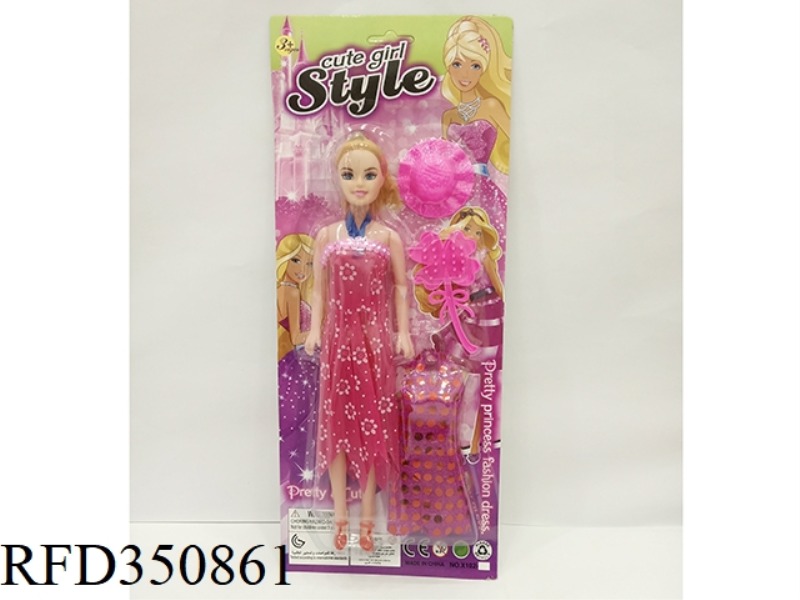 FASHION BARBIE WITH CLOTHES AND ACCESSORIES