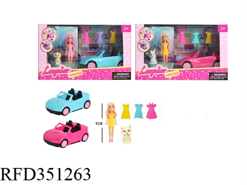 DRESS UP BARBIE CAR SUIT