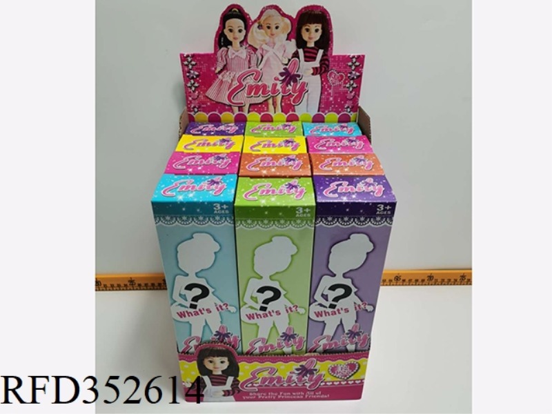 9 INCH EMILY FASHION DOLL BLIND BOX/12PCS