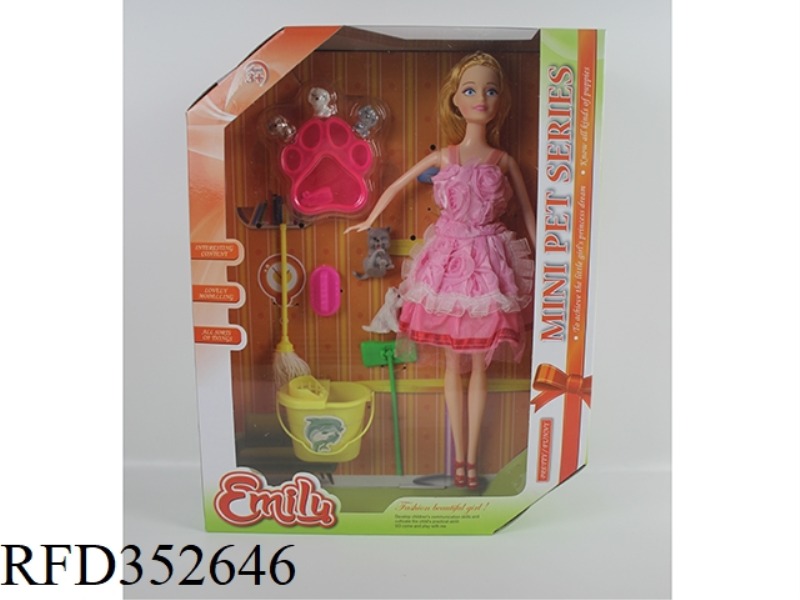 EMILY 11.5 INCH SOLID BARBIE DOLL