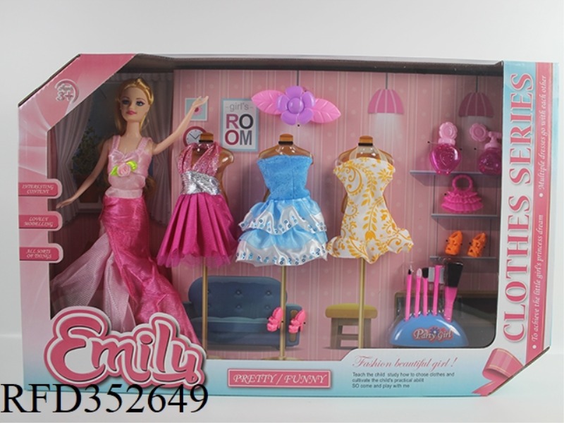 EMILY 11.5 INCH SOLID BARBIE DOLL