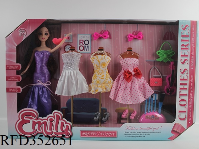 EMILY 11.5 INCH SOLID BARBIE DOLL