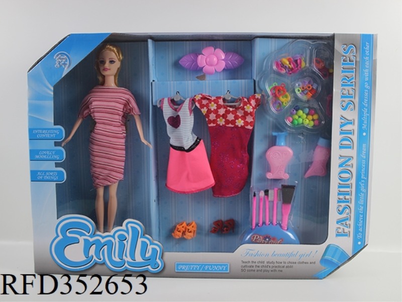EMILY 11.5 INCH SOLID BARBIE DOLL