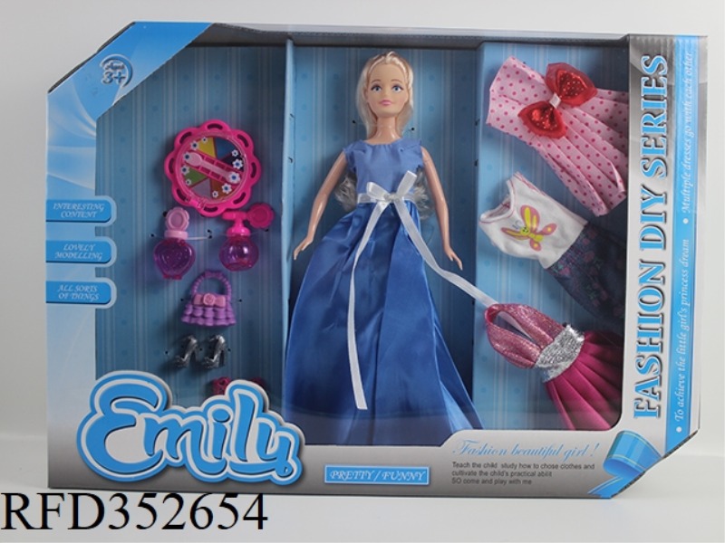 EMILY 11.5 INCH SOLID BARBIE DOLL