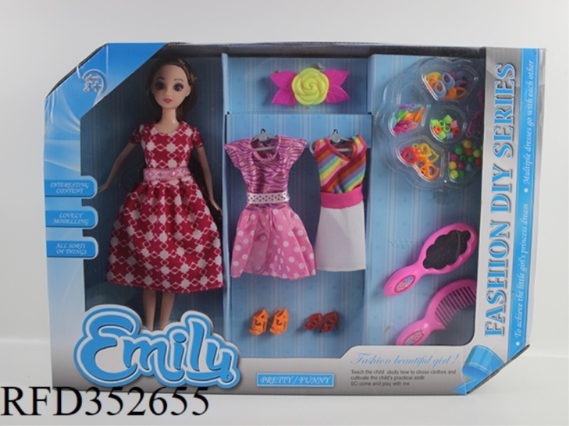 EMILY 11.5 INCH SOLID BARBIE DOLL