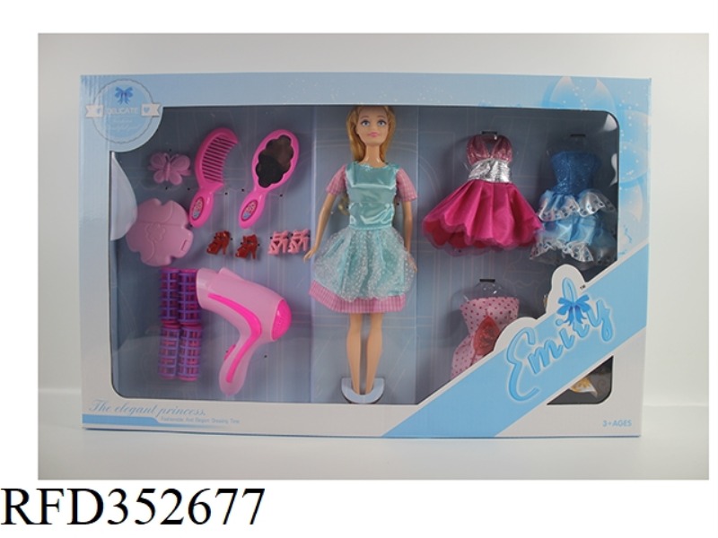 EMILY 11.5 INCH SOLID BARBIE DOLL