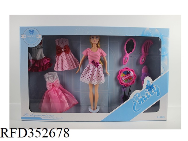 EMILY 11.5 INCH SOLID BARBIE DOLL