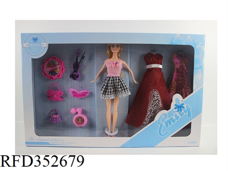 EMILY 11.5 INCH SOLID BARBIE DOLL