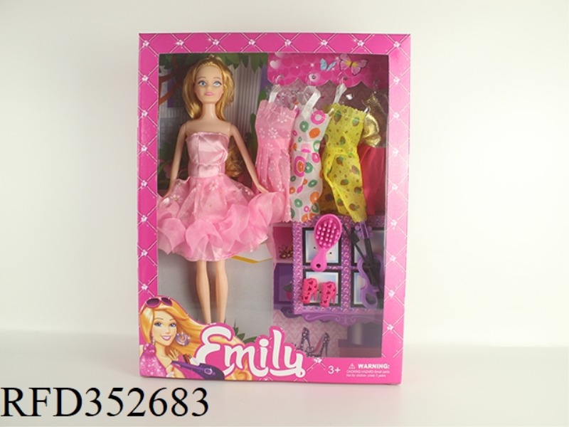 EMILY 11.5 INCH SOLID BARBIE DOLL