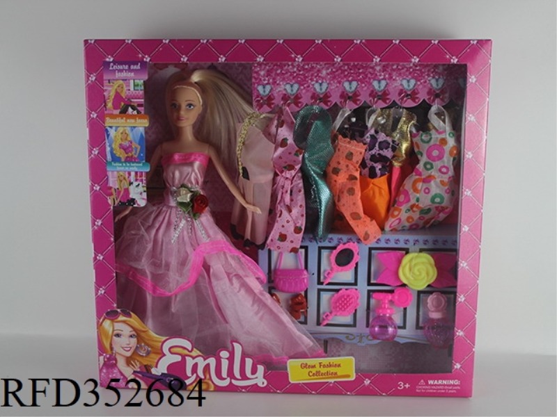 EMILY 11.5 INCH SOLID BARBIE DOLL