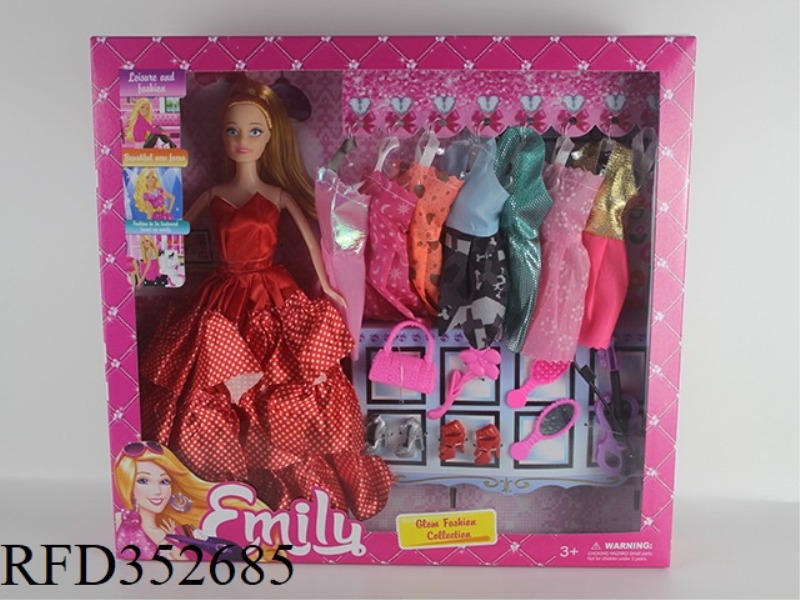 EMILY 11.5 INCH SOLID BARBIE DOLL