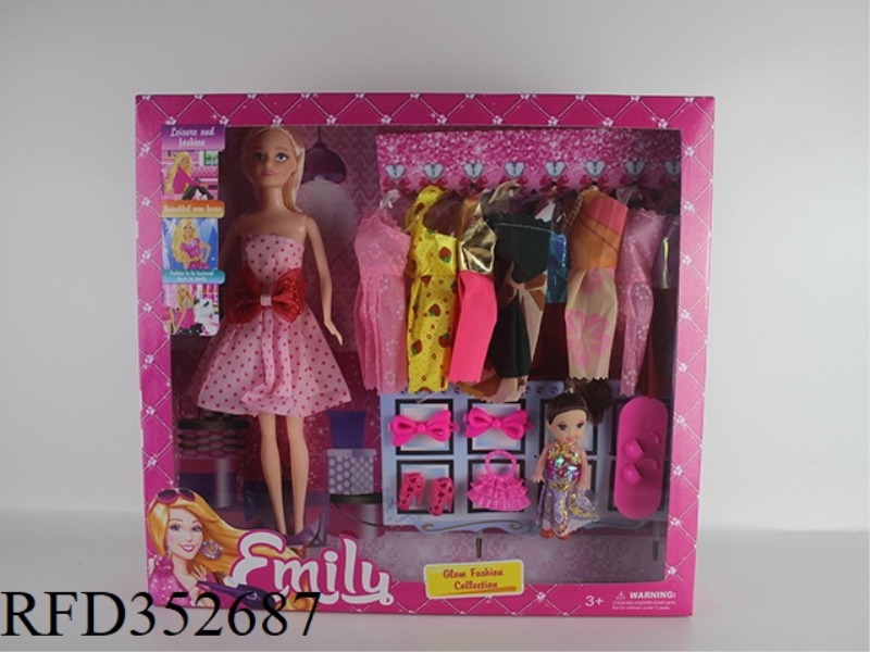 EMILY 11.5 INCH SOLID BARBIE DOLL
