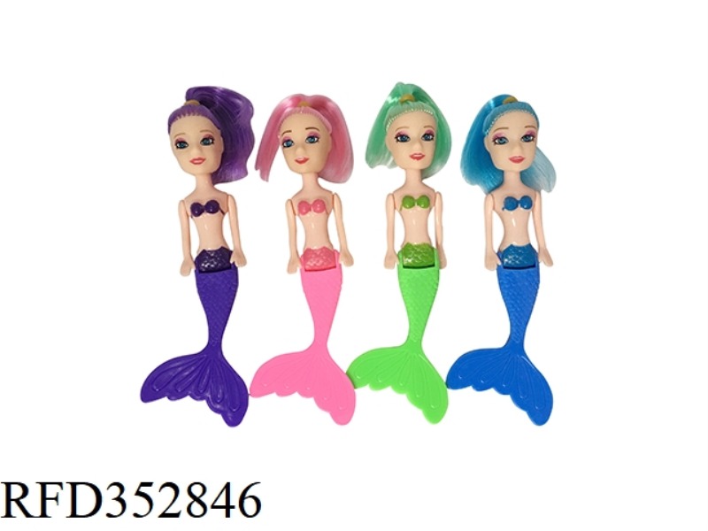 3.5 INCH SOLID ROCKING LITTLE MERMAID (4 PCS)