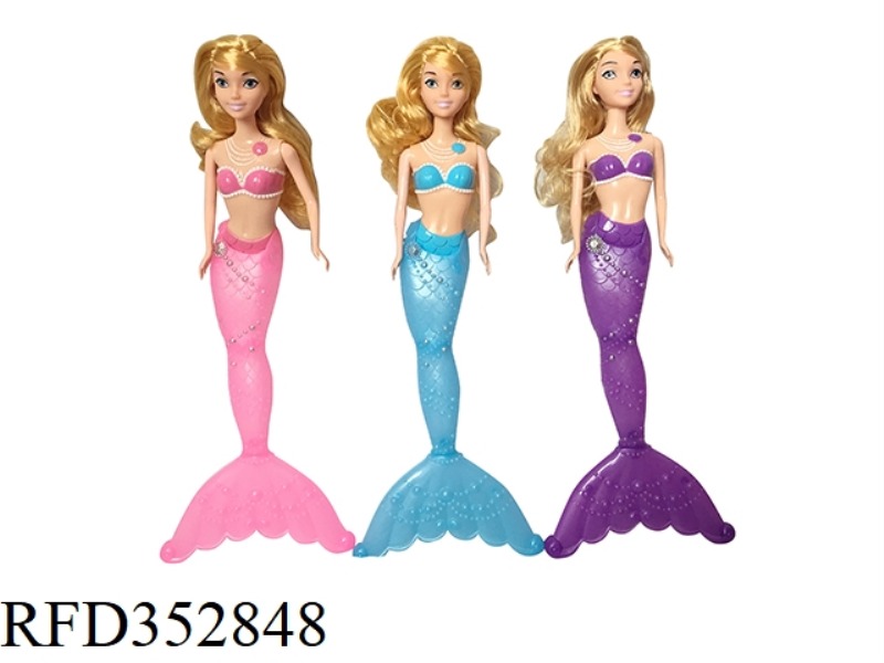 11.5 INCH STYLISH SOLID LIGHT MERMAID