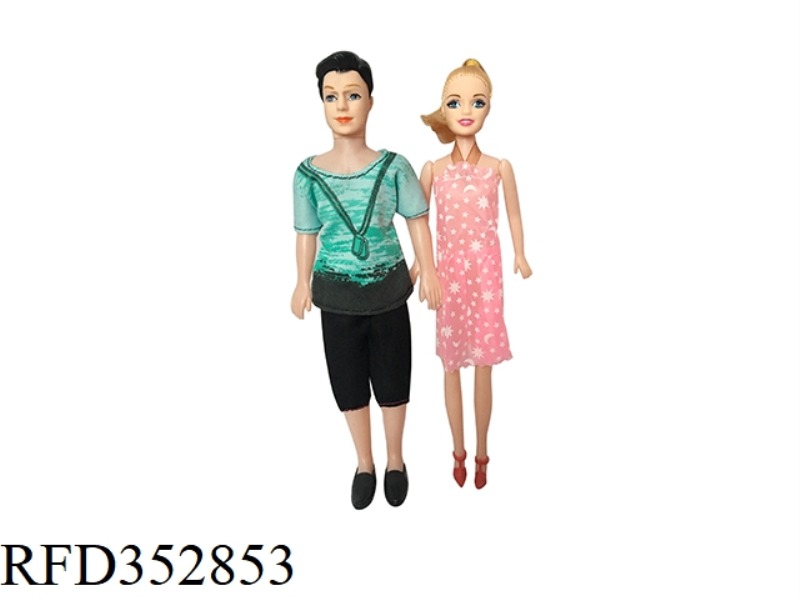 11 INCH HOLLOW COUPLE BARBIE