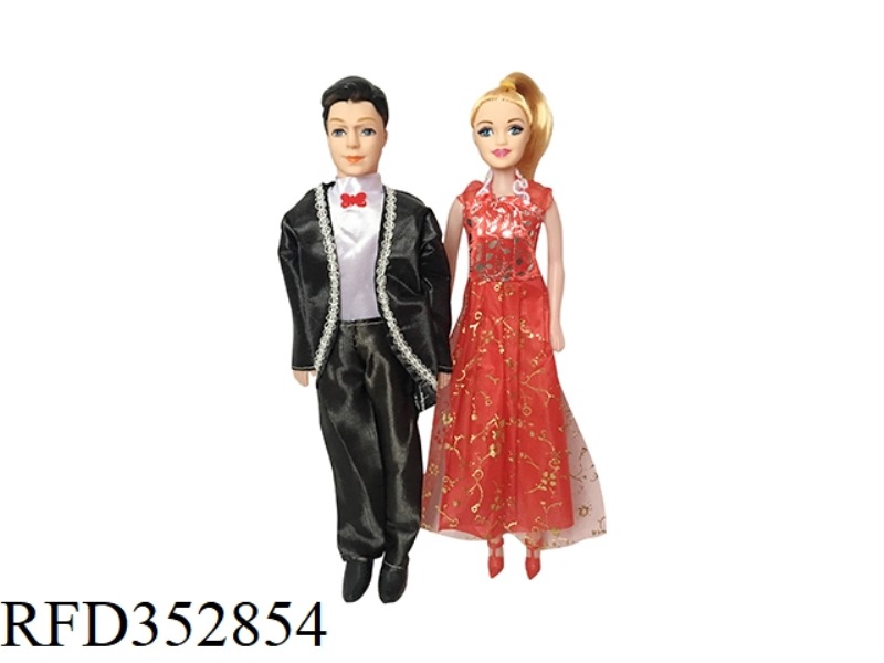 11 INCH HOLLOW COUPLE BARBIE