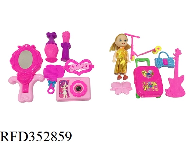 3 INCH SOLID SMALL KELLY WITH JEWELRY ACCESSORIES