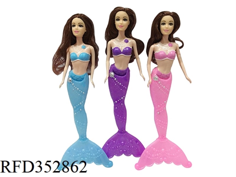11.5 INCH STYLISH SOLID LIGHT MERMAID
