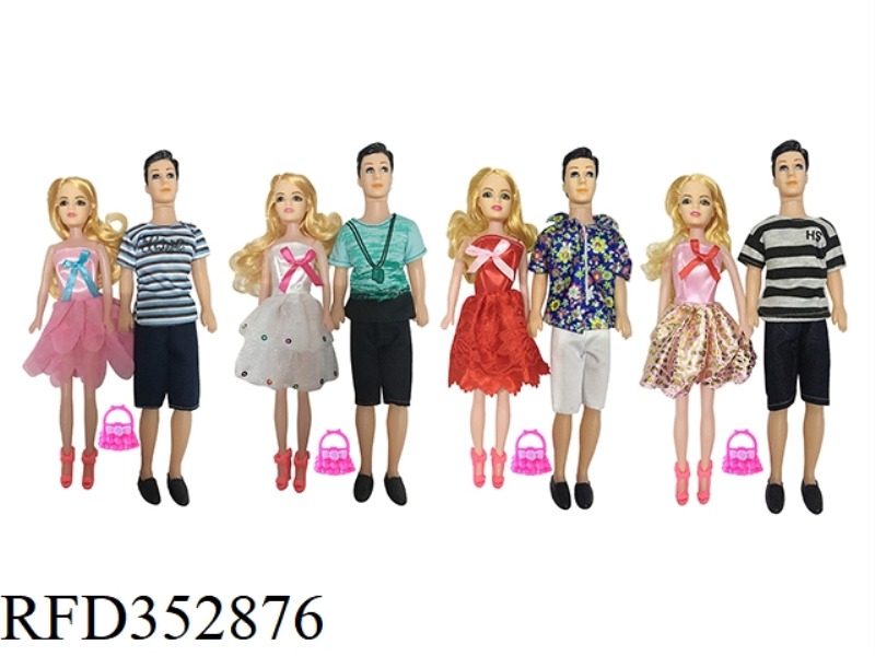11 INCH HOLLOW COUPLE BARBIE