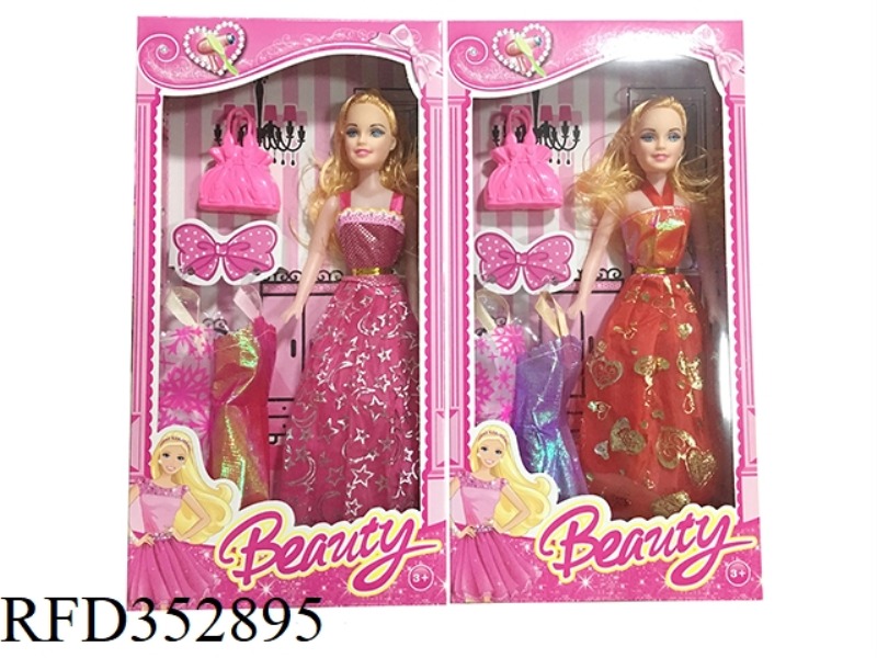 11 INCH HOLLOW FASHION BARBIE SUIT WITH HANDBAG