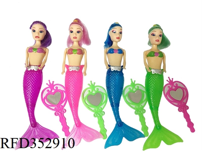 7 INCH SOLID LIGHT MERMAID WITH MIRROR