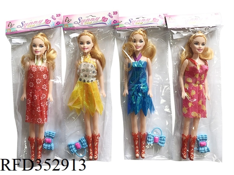 11 INCH FASHION HOLLOW SHORT SKIRT BARBIE WITH HANDBAG