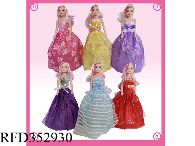 11 INCH HOLLOW EVENING DRESS BARBIE