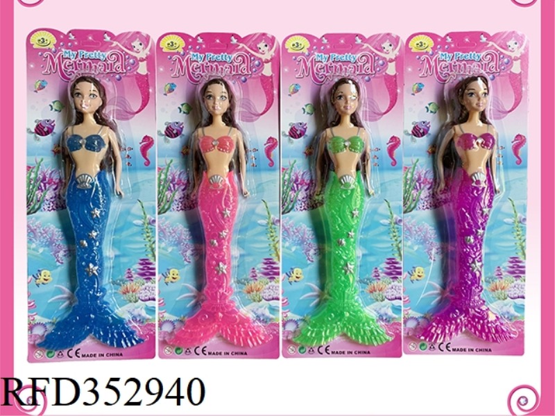 11.5 INCH FASHION REAL LIGHT MERMAID